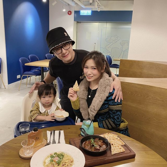 親子友善💙靚靚藍白色希臘風情打卡cafe