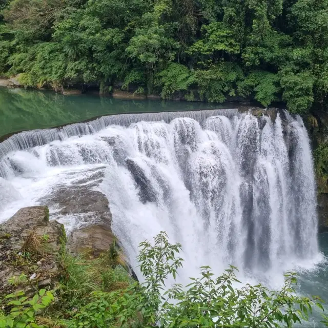 The Shifen Waterfall In Pingxi District