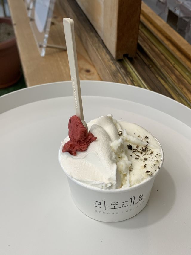 속초 강원도 감자로 만든 색다른 젤라또 맛집🍨 [속초_라또래요]