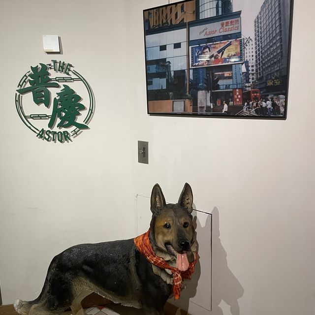 懷舊佈置自助餐