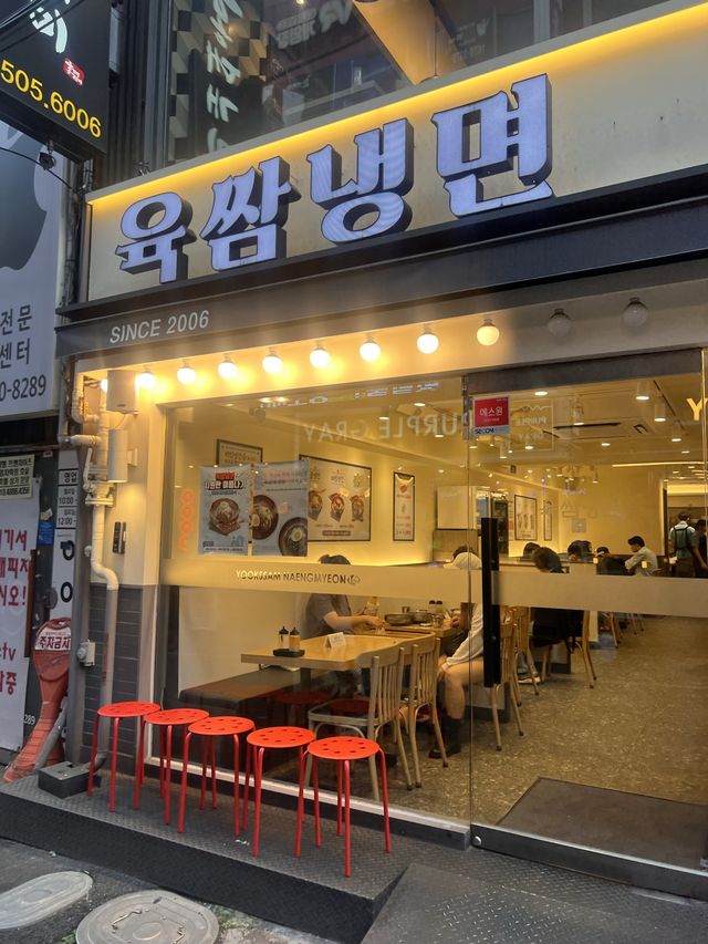 韓国/仁川【富平】お肉もセット！冷麺が食べられるお店♡