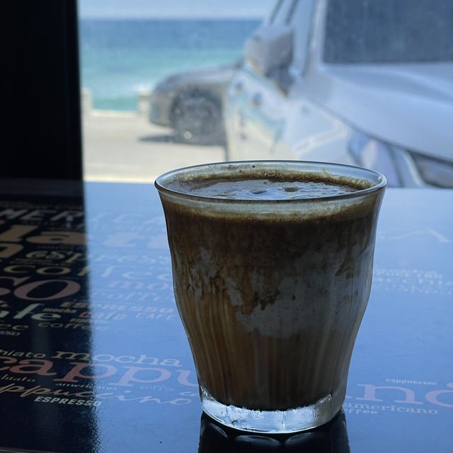 툇마루커피 웨이팅 없이 마시는 사천해변 바우카페☕️