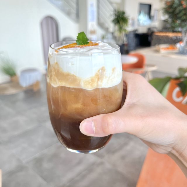 한라봉라떼와 말차라떼가 맛있는 제주 오션뷰 카페