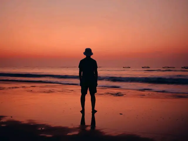 峇里島庫塔海灘超美日落 I Kuta Beach I Bali Island