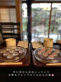 【京都】国の登録有形文化財でいただく美しすぎる"花わらび餅"