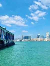 【中環】中環海濱、香港摩天輪：草坪上郊遊野餐，摩天輪上欣賞晚霞