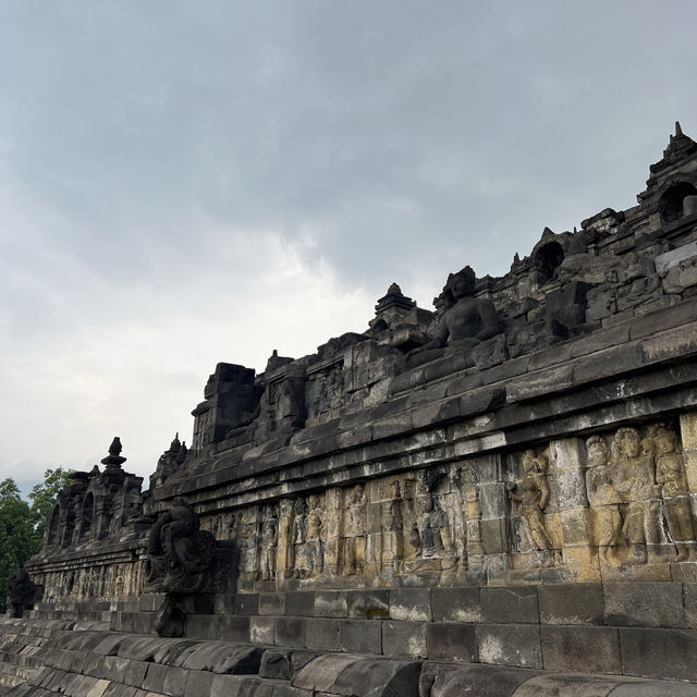 Borobudur temple. Magical moment