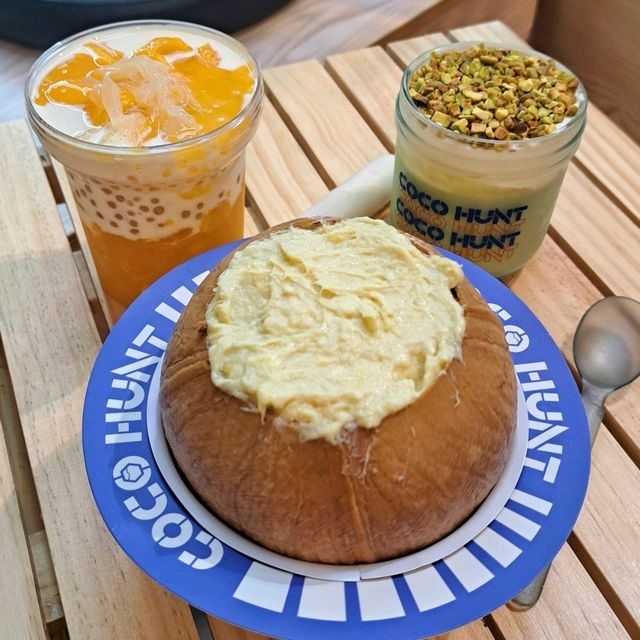 開心果配椰子凍