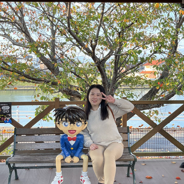 When Conan fans finally met Conan in Hokuei, Tottori