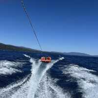 Stand-Up Paddleboarding in Lake Tahoe, USA