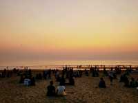 Sunset in Seminyak Beach