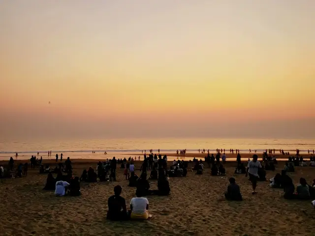 Sunset in Seminyak Beach