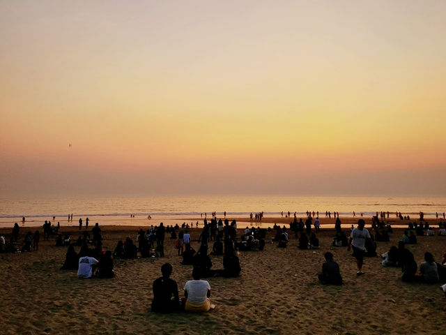 Sunset in Seminyak Beach