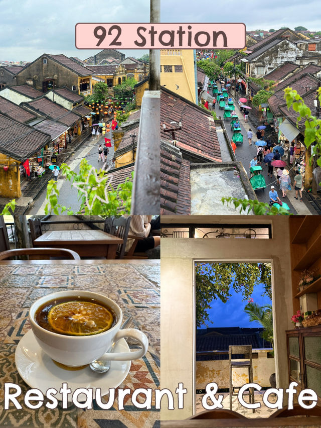 92 station Hoi an คาเฟ่ดาดฟ้า ถ่ายรูปเมืองฮอยอัน