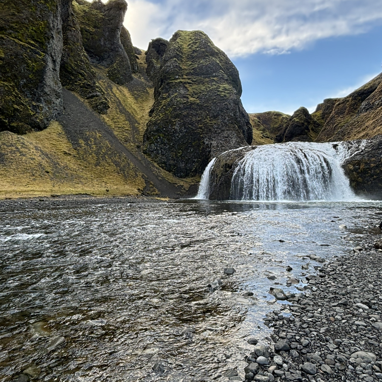 Feel the charm of Iceland’s natural waterfalls: Stjórnarfoss
