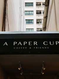 A paper cup coffee & friends คาเฟ่สะพานควาย