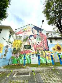 シンガポール　シンガポール観光　カトン地区Joo Chiat Rdのウォールアートは凄いぞ！