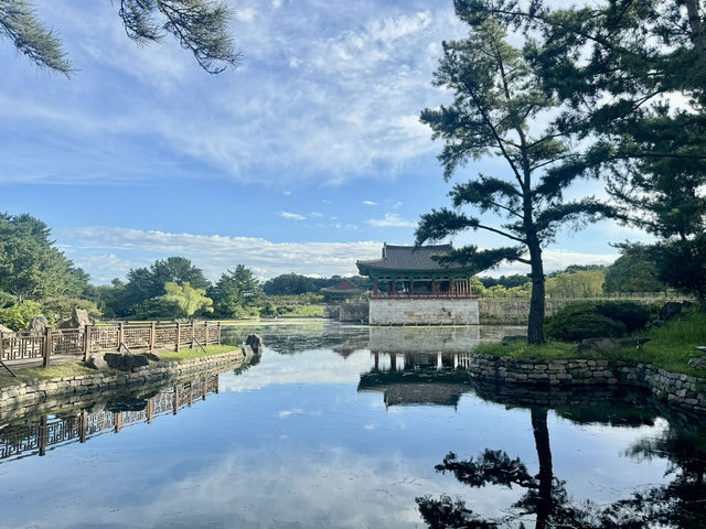 韓国　慶州　月精橋&東宮と月地