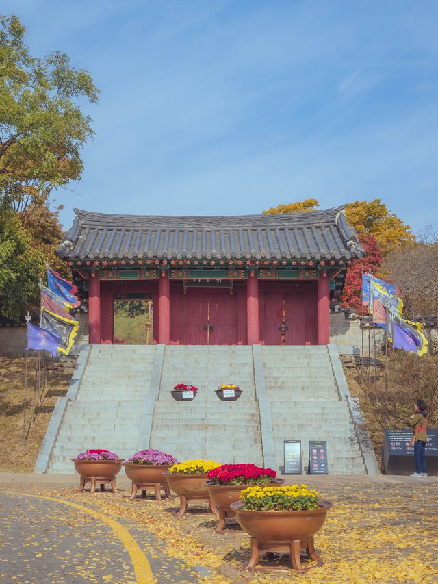 빨간 단풍아래 조선의 역사가 살아숨쉬는 이곳은 “고려궁지”