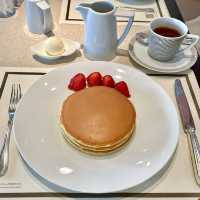 Perfectly Fluffy Pancakes at Imperial Hotel Tokyo
