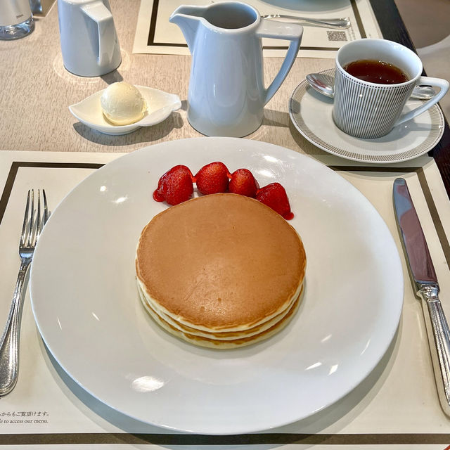 Perfectly Fluffy Pancakes at Imperial Hotel Tokyo