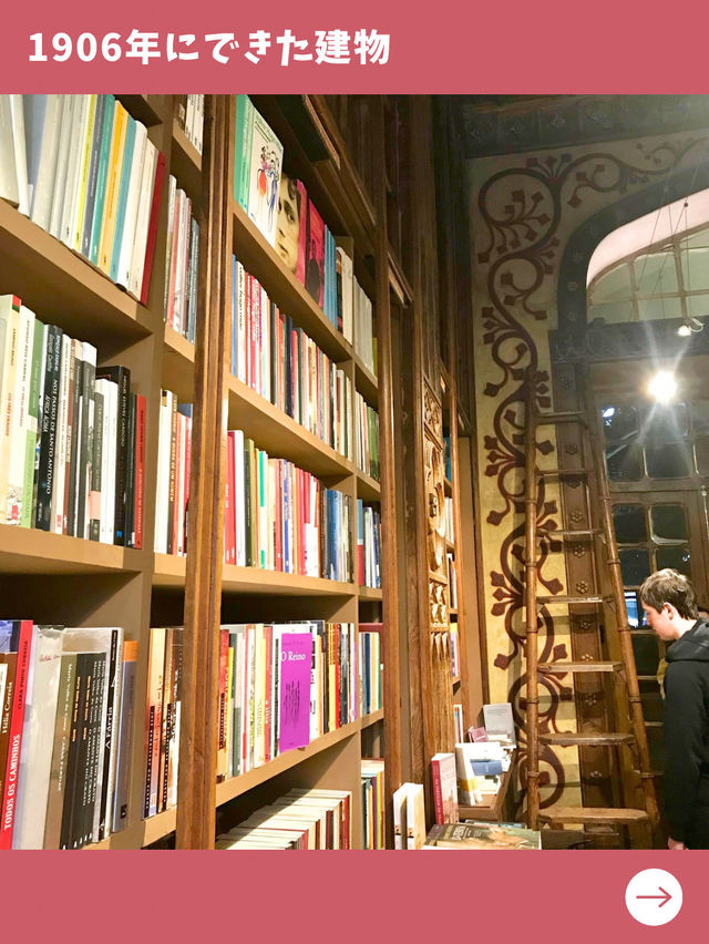 【ポルト女子旅】ハリーポッターの世界みたい！100年以上続く重厚内装の書店！