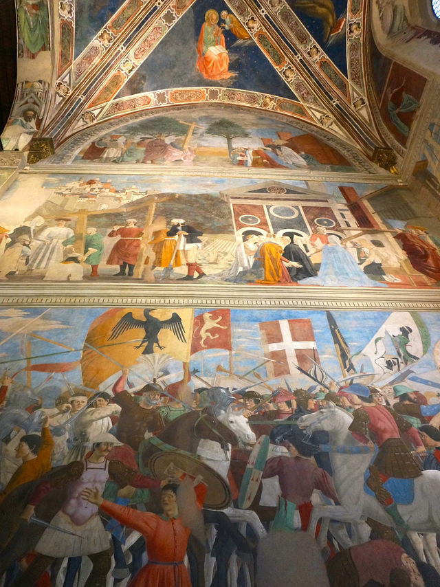 【イタリア・アレッツォ】聖フランチェスコ教会のピエロ・デッラ・フランチェスカ