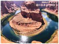 【USA/アリゾナ】馬の蹄鉄の形をした不思議な絶景＊ホースシューベント＊