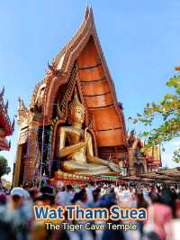 Wat Tham Suea, a blend of natural beauty, stunning architecture, cultural & spiritual exploration.