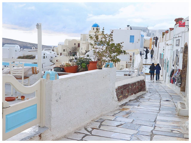 【ギリシャ】夕日が世界一！と言われたサントリーニ島先端部＊イア（Oia）＊