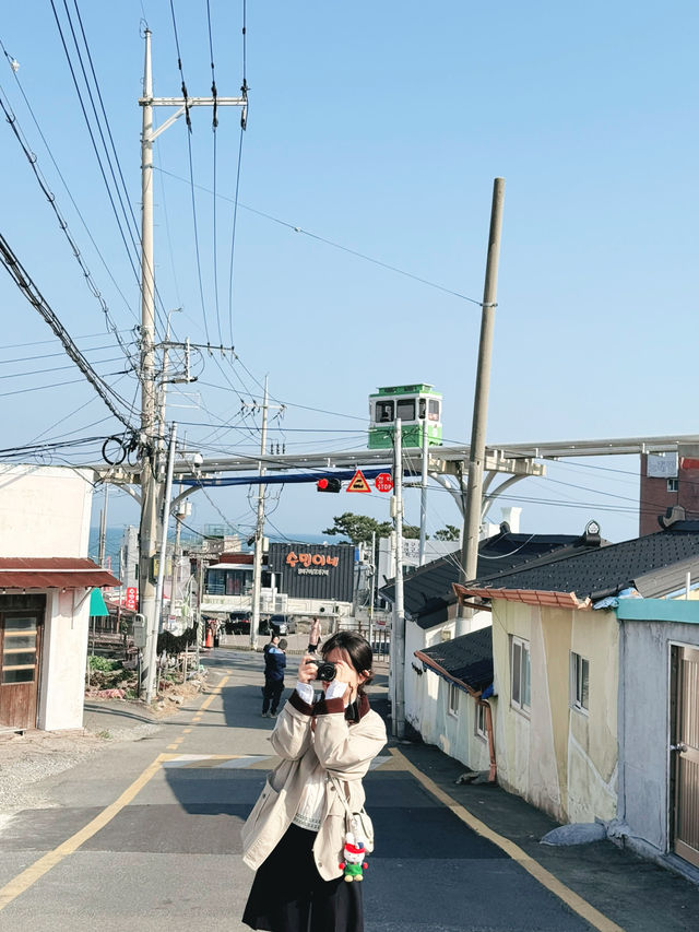 미포 해변열차, 바다 옆으로 달리는 낭만 열차 🚂🌊