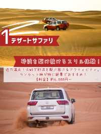 ＼ドバイの砂漠アクティビティ5選／