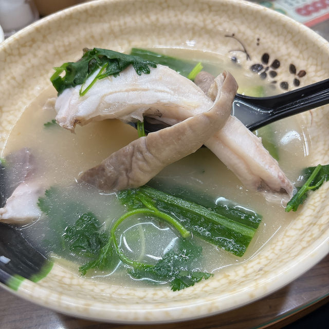 真材實料嘅鮮魚湯湯飯🤗