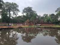 Banteay Srei Temple, a unique temple of amazing delicate carving temple