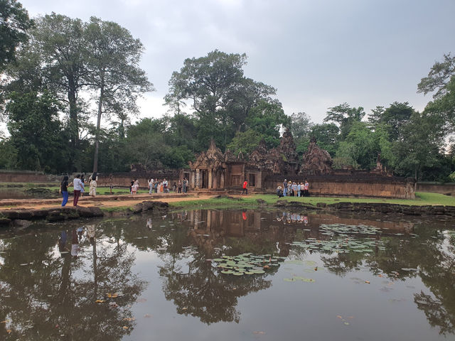 Banteay Srei Temple, a unique temple of amazing delicate carving temple