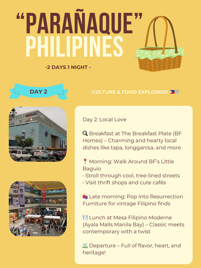 Parañaque itinerary 