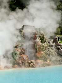 Bloom by the Boil: A Rare Spring View in Beppu’s Hell Valley