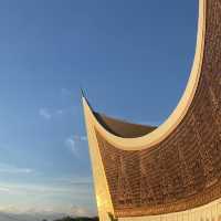 Springtime Serenity: Discovering the Grand Mosque of West Sumatra