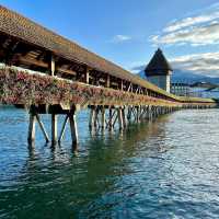 🌉✨ Summer Escape to Chapel Bridge (Kapellbrücke), Lucerne: A Fairytale Walk Through History