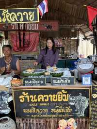 ”วัดโพธิ์เก้าต้นและตลาดบ้านบางระจันสิงห์บุรี“
