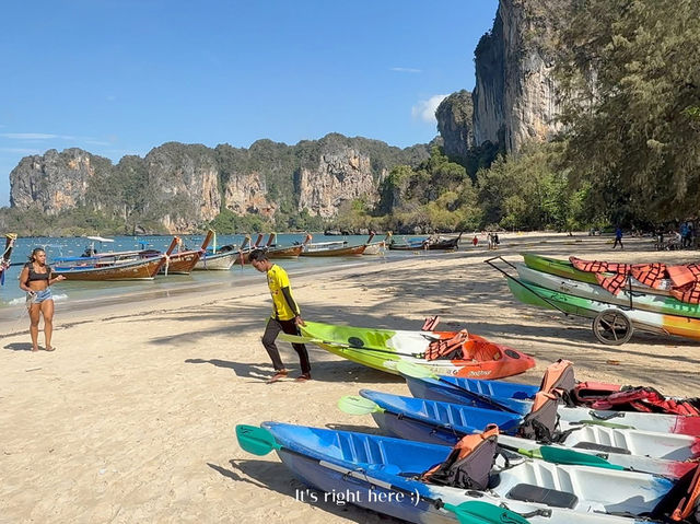 🌴 รีวิวอ่าวไร่เลย์ กระบี่ 2025 | หาดสวย น้ำใส