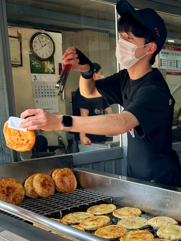 🇰🇷清州✈️排隊人氣特產糖餅쫄쫄호떡