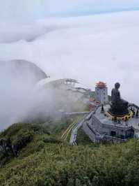 Epic Sculptures & Clouds: Sun World Fansipan Legend Adventure 🌄🙏