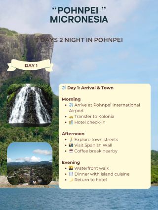 🇫🇲 Trip: Micronesia – Pohnpei Journey (3 Days)
