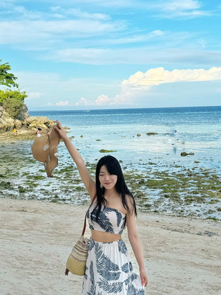 This gorgeous beach is right here in Bohol, Philippines.