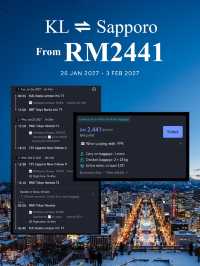 RM2441 Insane ANA Hokkaido Deal: Peak Snow Season! 🎫❄️🇯🇵