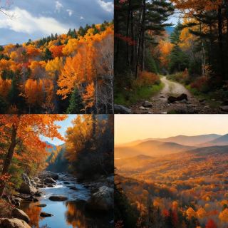 Golden Trails Through Vermont