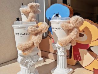 Review of 13DE MARZO CAFE, Shanghai: A super cute cafe for bear lovers! Enjoy a cup of coffee and take home a cute bear-shaped cupholder 🧸