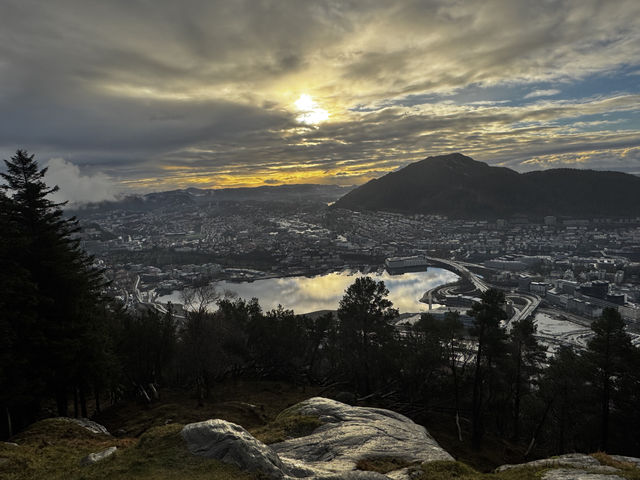 An AMAZING view from Bergen: a MUST-SEE