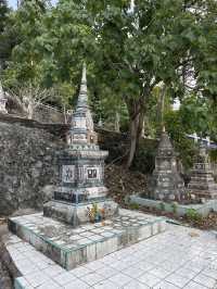 Old Buddhist Cemetery, and stunning view point in Chumpon